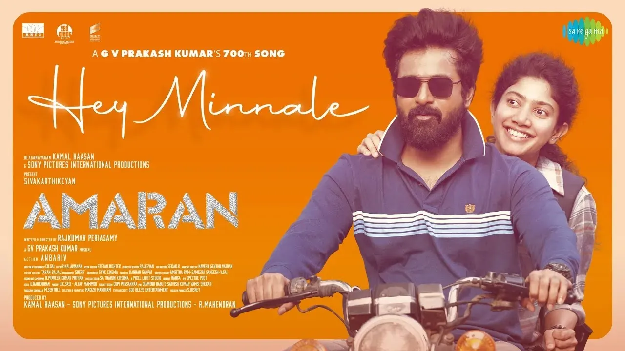 Hey Minnale Lyrics - Haricharan & Shweta Mohan | Amaran